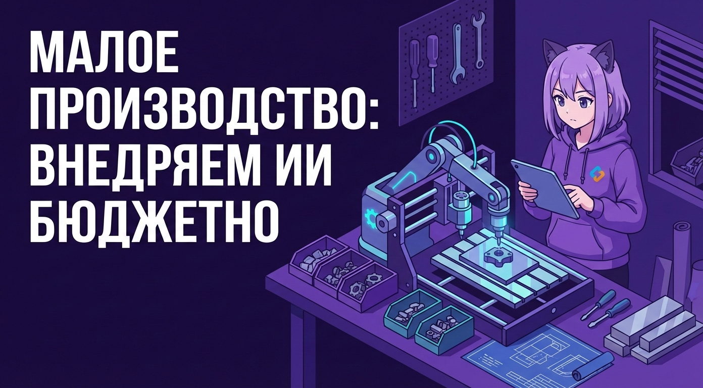 Как малое произвдство внедряет ИИ без миллионых инвестиций