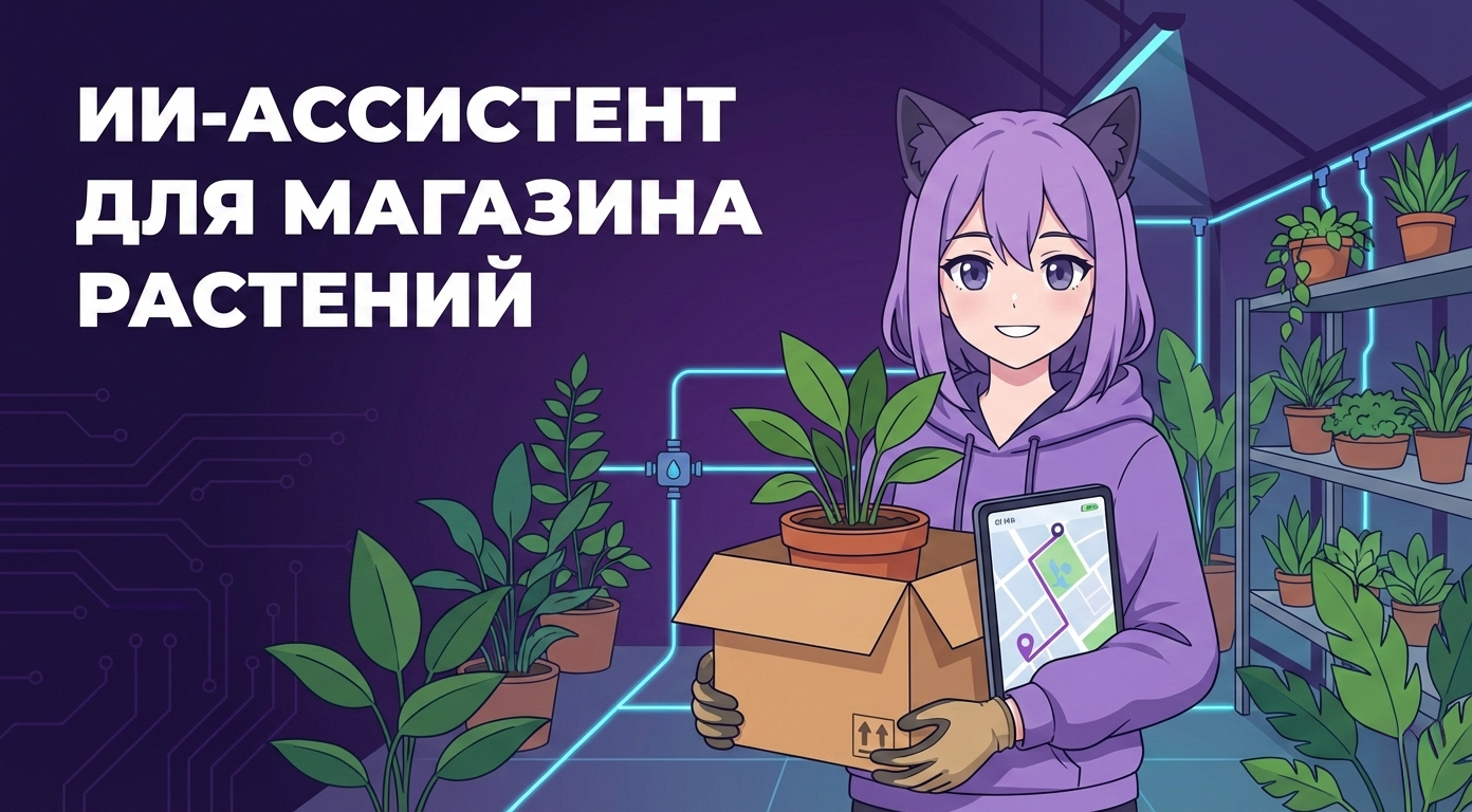 ИИ-ассистент для интернет-магазинов растений: подбор, доставка, рекомендации
