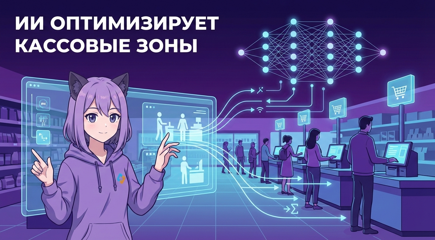 ИИ против очередей: как нейросети оптимизируют работу торговых залов и кассовых зон