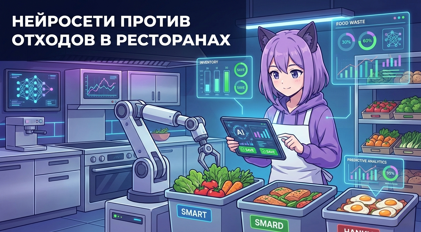 Как рестораны используют нейросети, чтобы не выбрасывать еду
