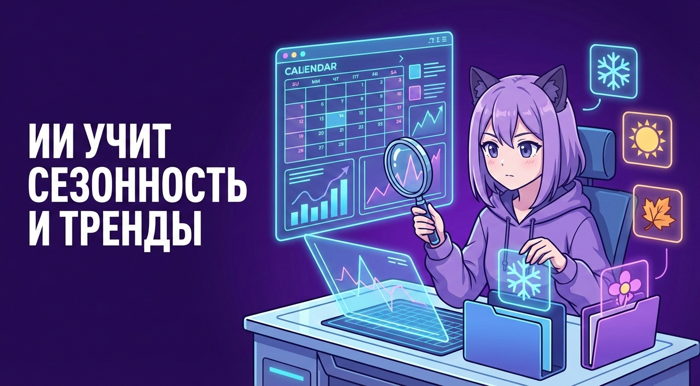 Как ИИ учится распознавать сезонность и тренды спроса