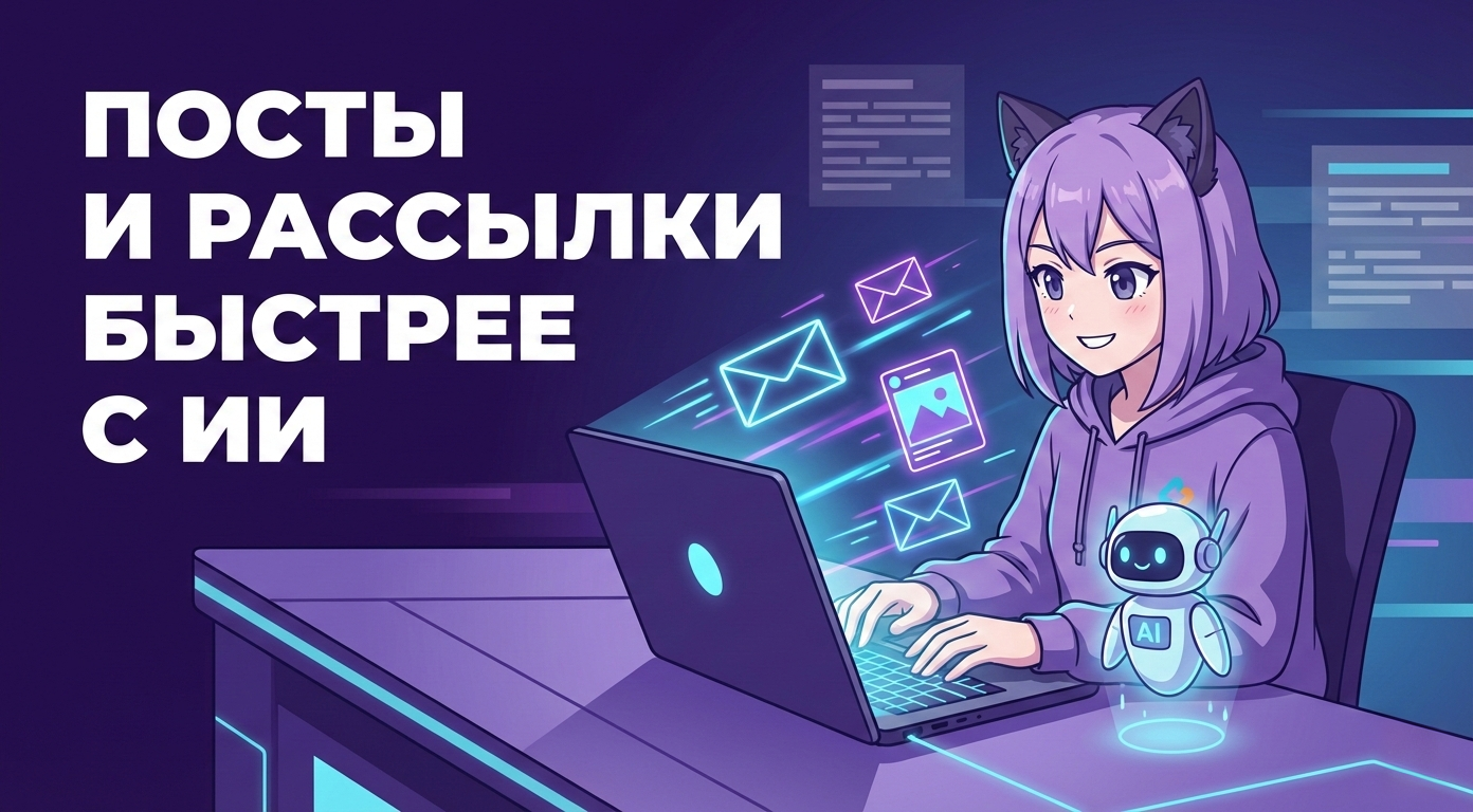 Как писать посты и рассылки быстрее с помощью ИИ