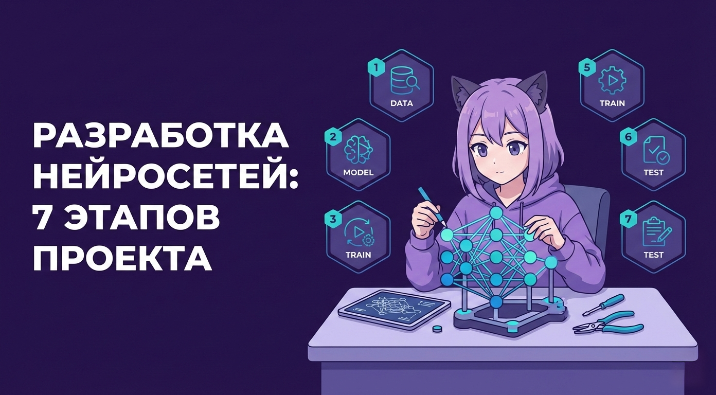 Разработка нейросетей на заказ: 7 ключевых этапов успешного проекта (опыт EasyByte)