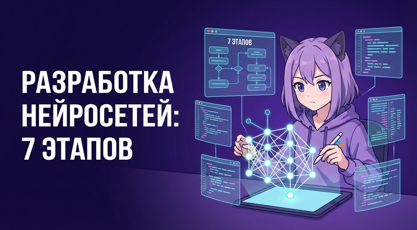 Разработка нейросетей на заказ: 7 этапов запуска успешного проекта