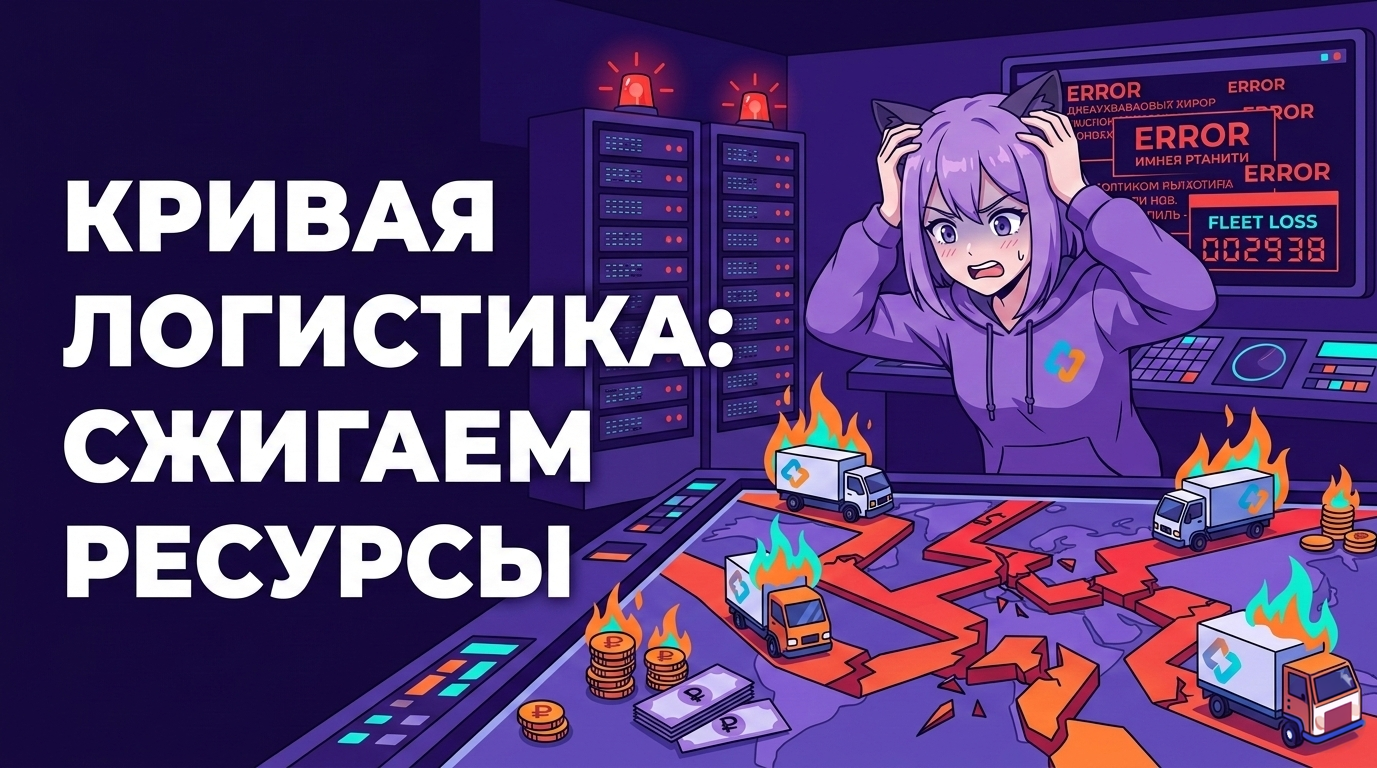 ИИ в логистике: как кривая маршрутизация сжигает автопарк и ₽