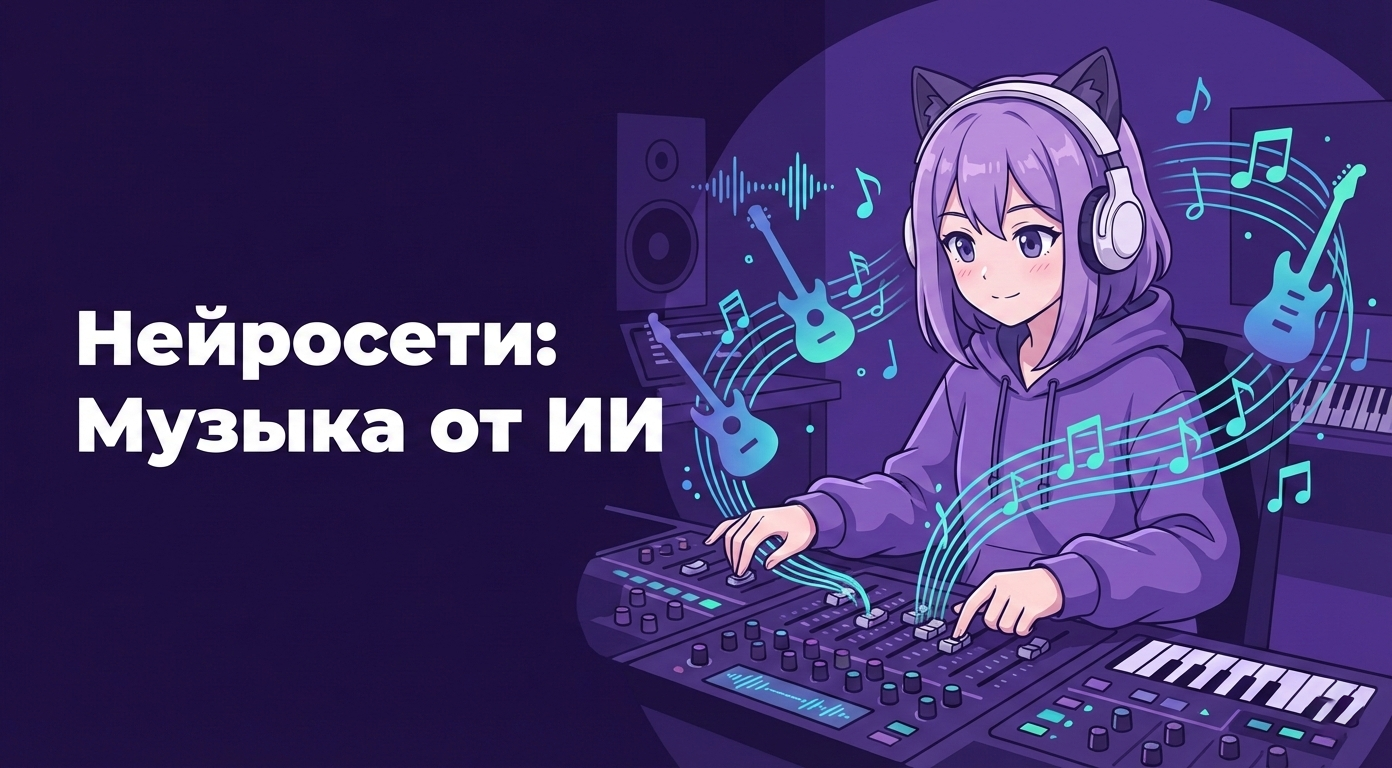 Нейросети для создания музыки и песен: как ИИ генерирует аудио-контент