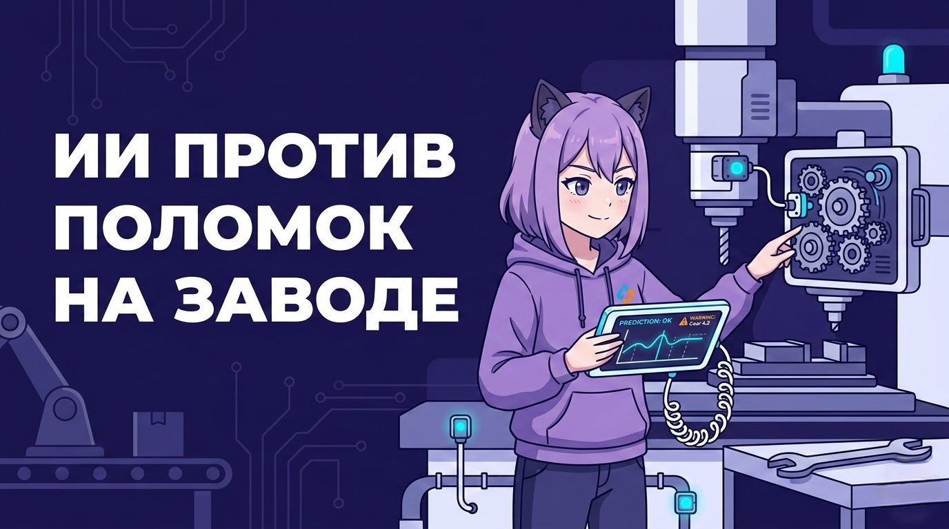 ИИ на заводе: Как предсказать поломку станка и спасти миллионы