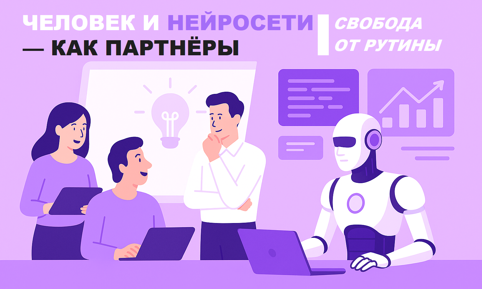 Humans and AI as partners: How neural networks free employees from routine tasks.