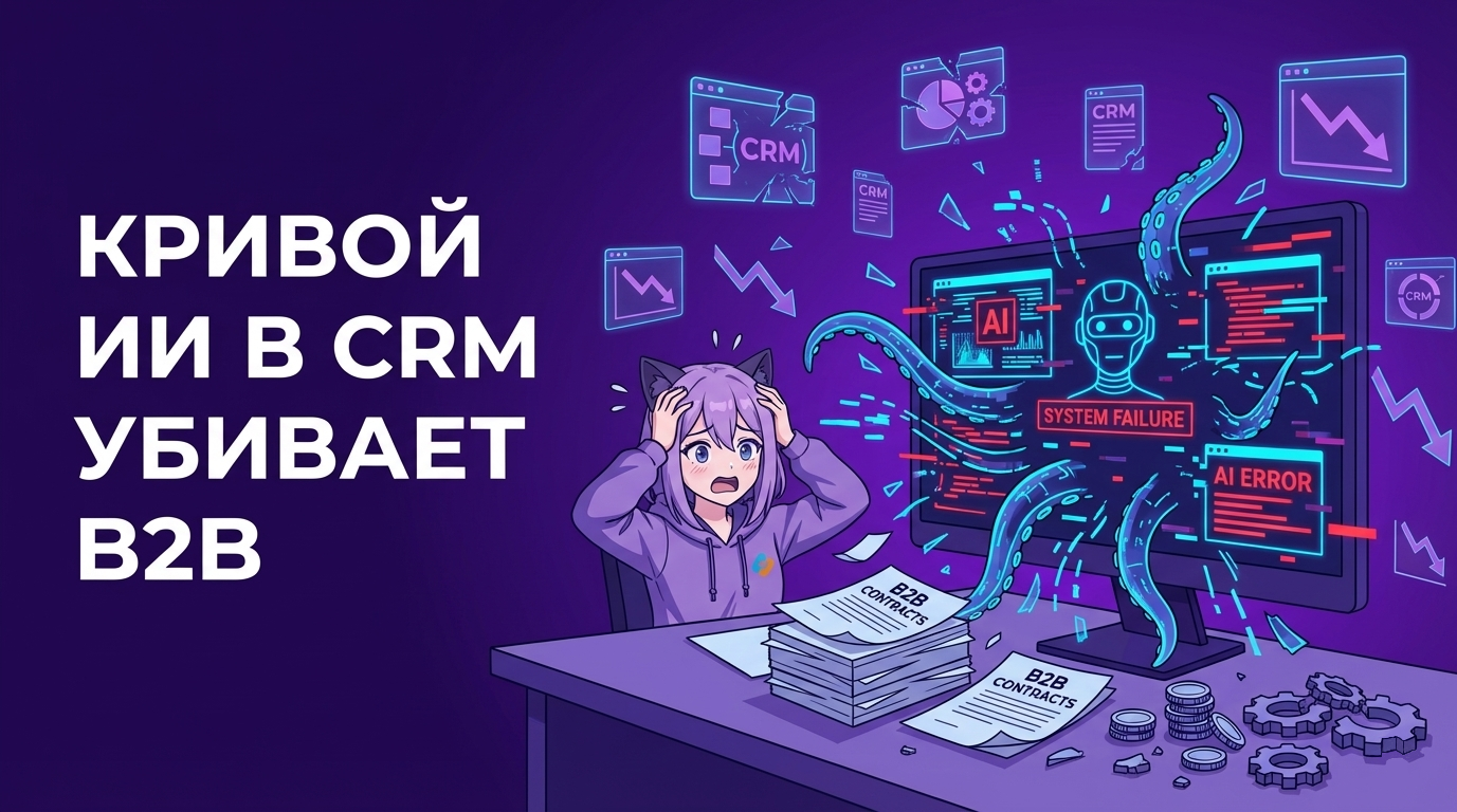 Иллюзия гиперперсонализации: как криво настроенный ИИ в CRM банкротит B2B-поставщиков