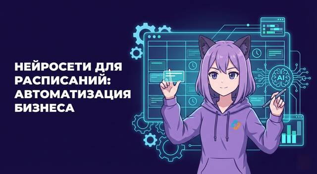 Как бизнес может автоматизировать расписания и составление графиков с помощью нейросети