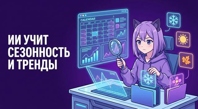 Как ИИ учится распознавать сезонность и тренды спроса
