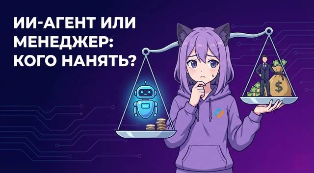 ИИ-агент vs Менеджер: кого нанять, чтобы не разориться?