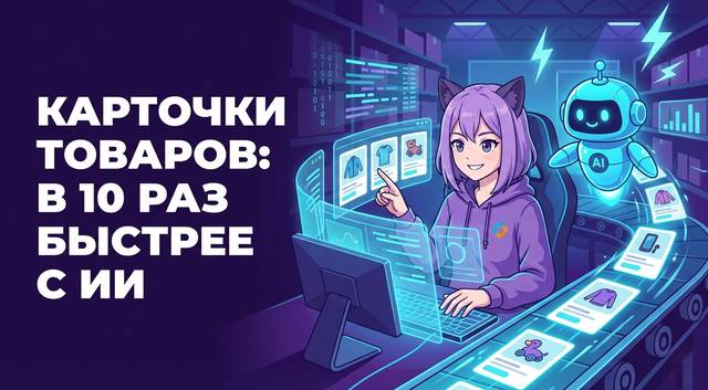 Как создавать карточки товаров для маркетплейсов в 10 раз быстрее — с помощью ИИ