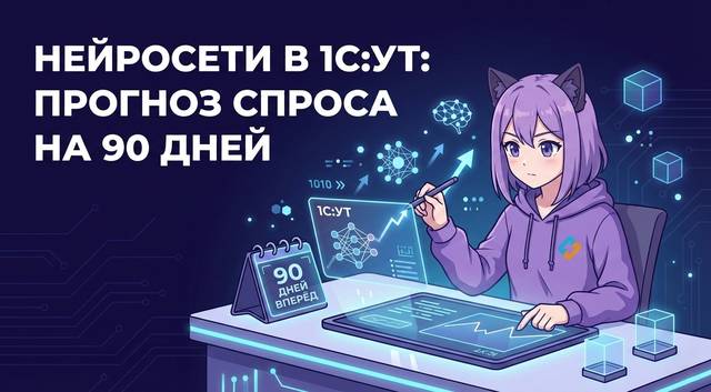 Нейросети в 1С:УТ: как предсказать спрос на 90 дней вперед