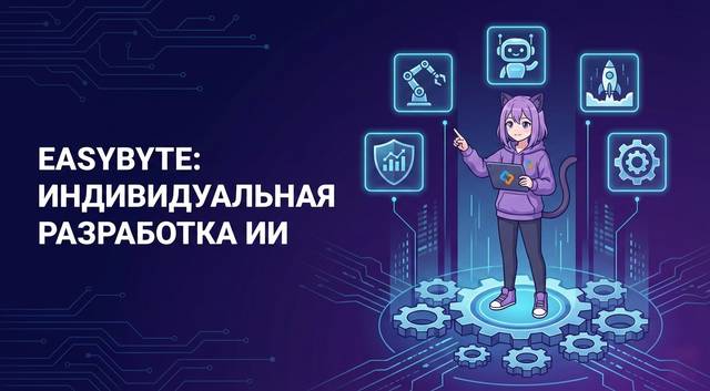 Заказать нейросеть в EasyByte: 5 весомых причин выбрать индивидуальную разработку