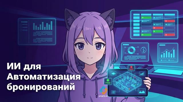 ИИ для спорткомплексов: как автоматизировать бронирования и контроль загрузки залов