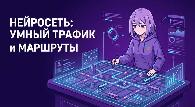 Как нейросеть помогает городам проектировать маршруты общественного транспорта и регулировать трафик