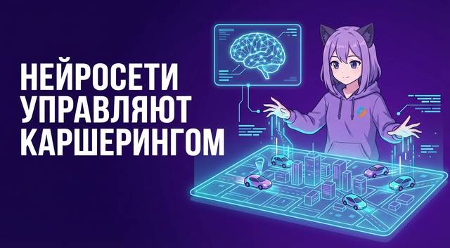 Как нейросети управляют каршерингом: от поведения водителей до судьбы каждого автомобиля
