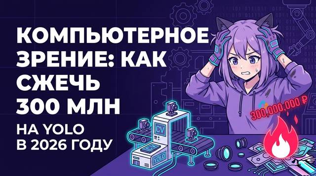 Компьютерное зрение на заводе: как сжечь 300 млн ₽ на YOLO в 2026 году