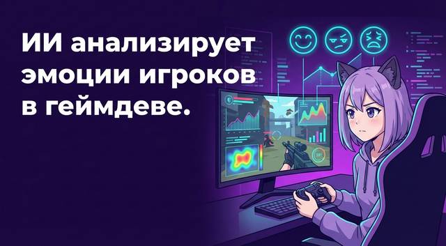 Как ИИ анализирует эмоции игроков и помогает геймдев-студиям улучшать игровые механики