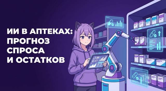Управление аптечными сетями с помощью ИИ: прогноз спроса и умный контроль остатков