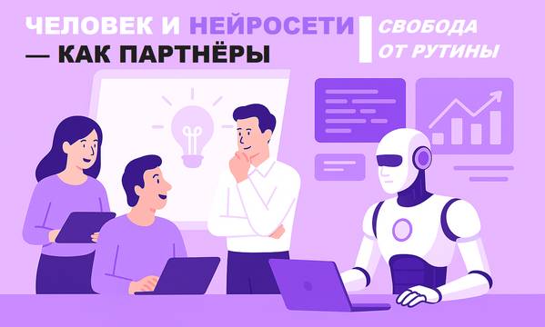 Humans and AI as partners: How neural networks free employees from routine tasks.